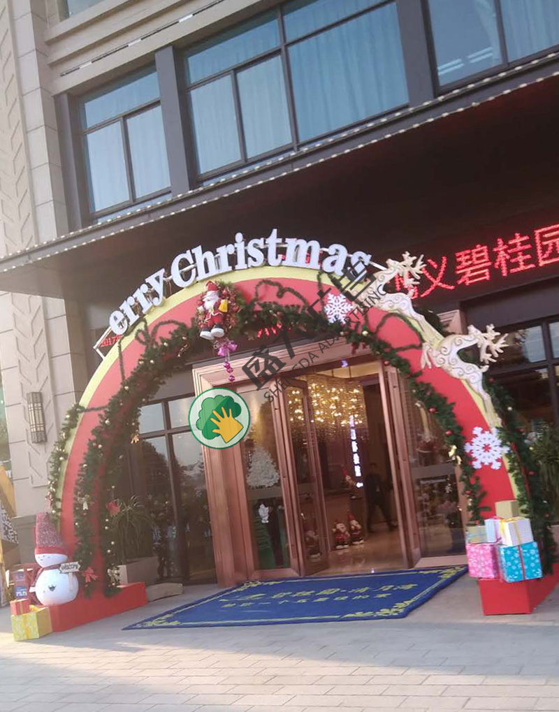 圣诞美陈制作和安装效果