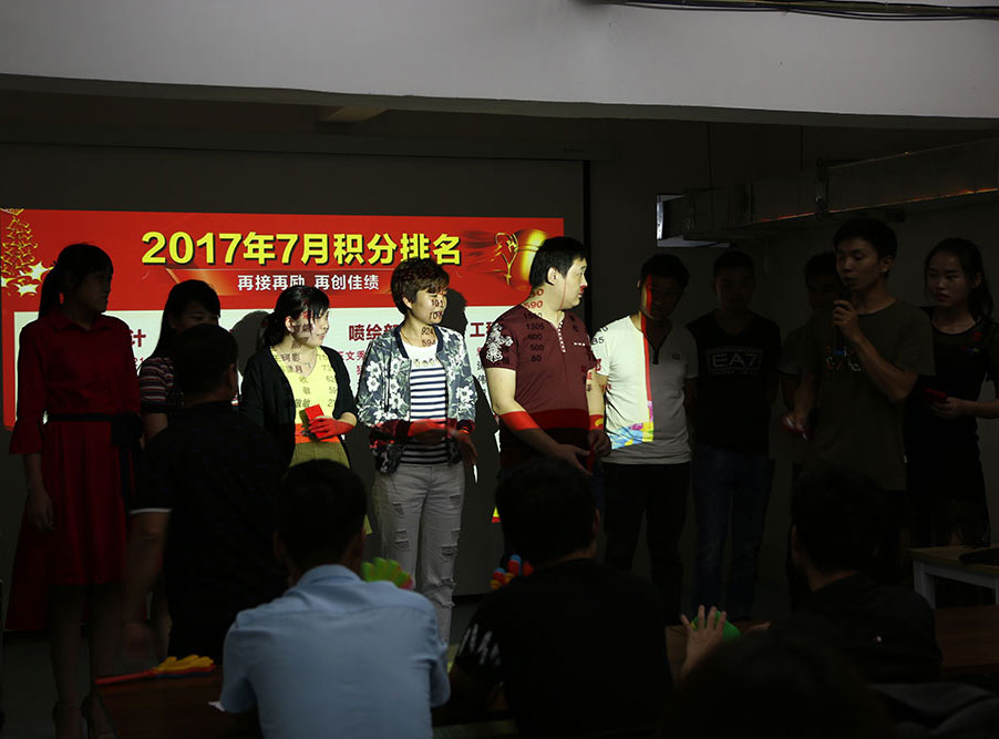 7月份盛大广告员工快乐会议